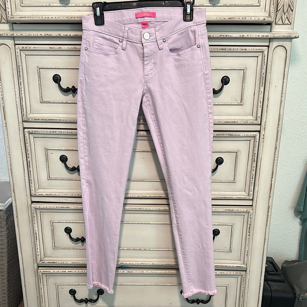 Lilly Pulitzer Purple Skinny Jeans